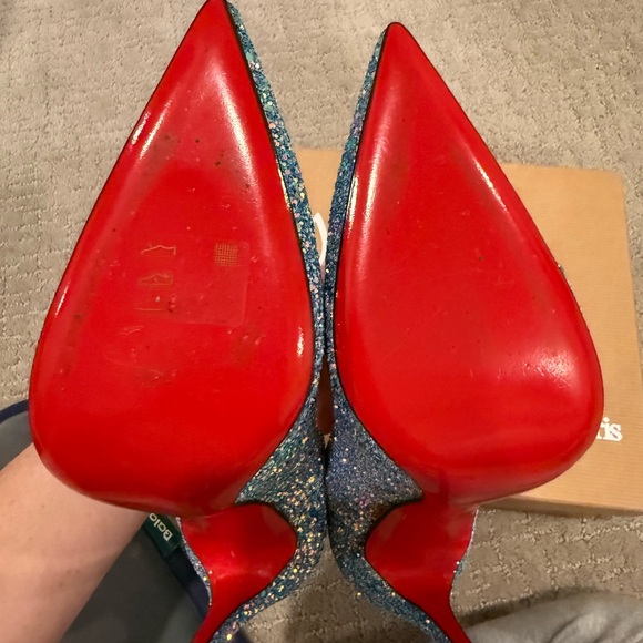 Christian Louboutin So Kate 120 Glitter Dragonfly Pumps - Multicolor - Picture 9 of 9